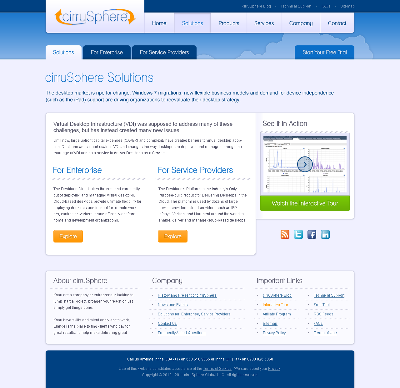 Cirrusphere - Web Design - Solutions