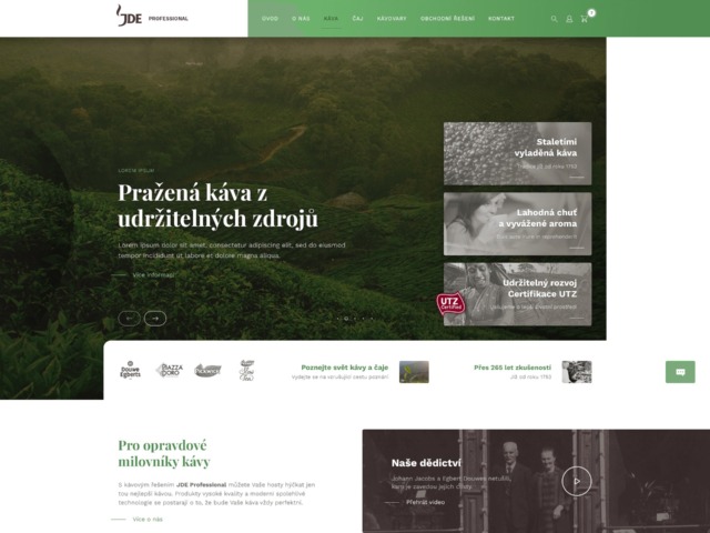 JDE - Web Design - Homepage