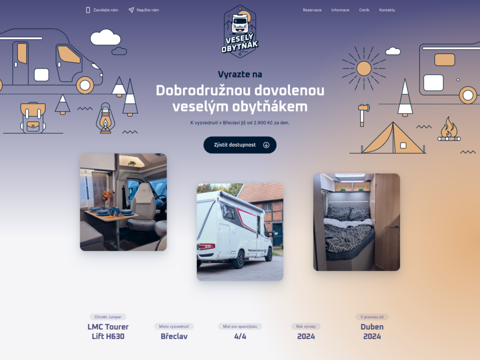 Jolly Campervan Web Design & Development