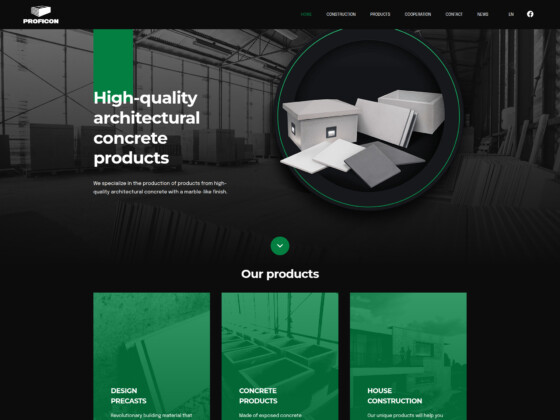Proficon - Web Development - Homepage