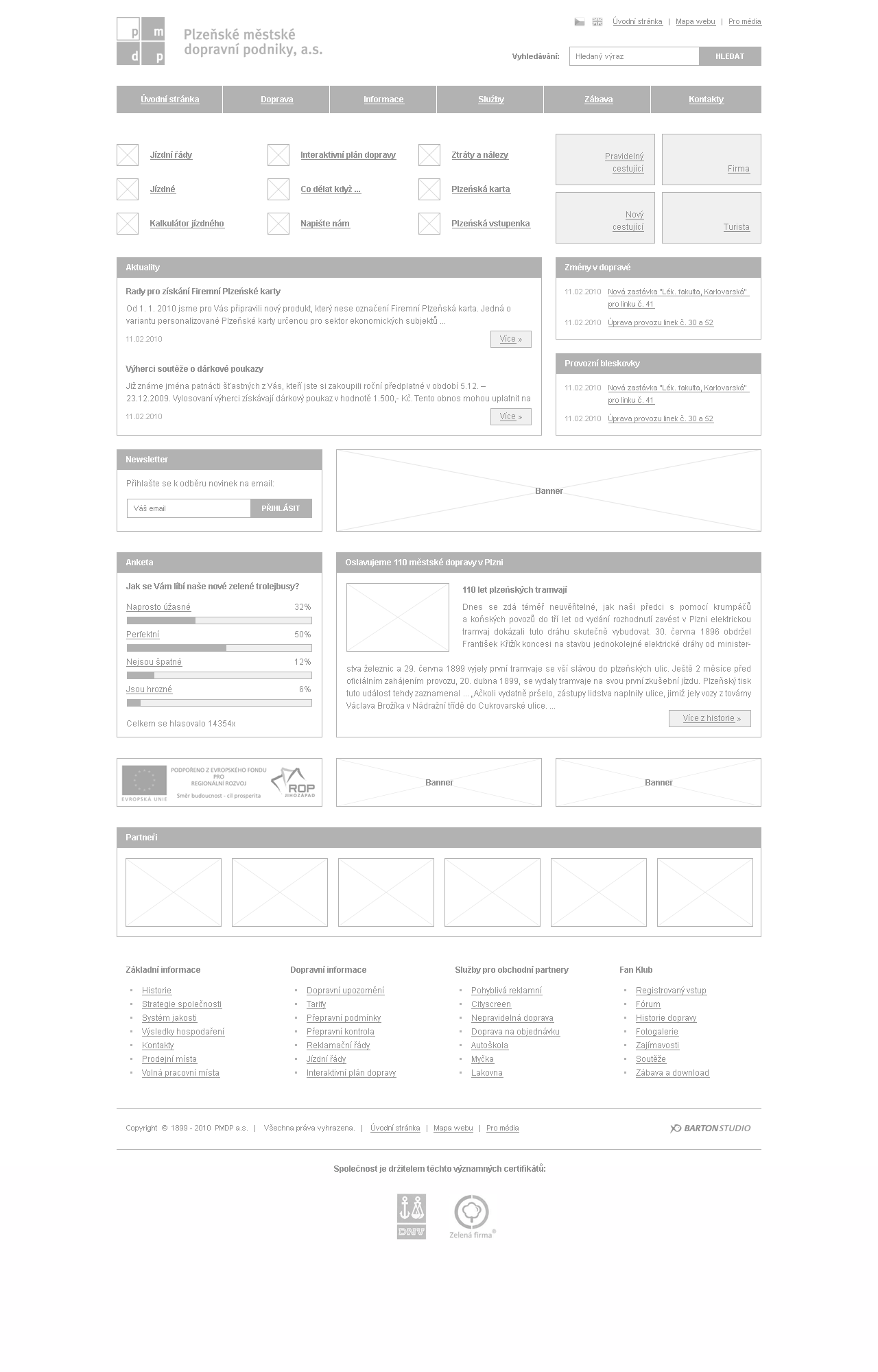 PMDP - Web Design - Wireframe